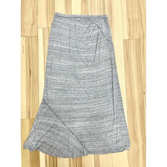 Mossimo Gray Heathered Maxi Skirt L - Picture 3 of 3